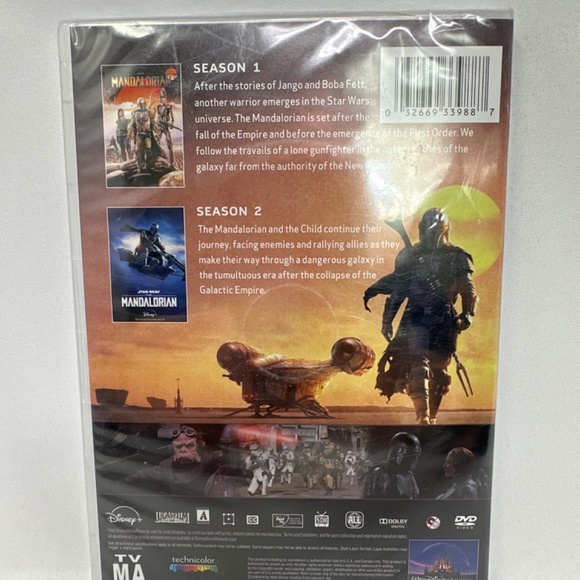Star Wars: The MANDALORIAN Season 1-2 Brand New DVD Box Set - Picture 2 of 2